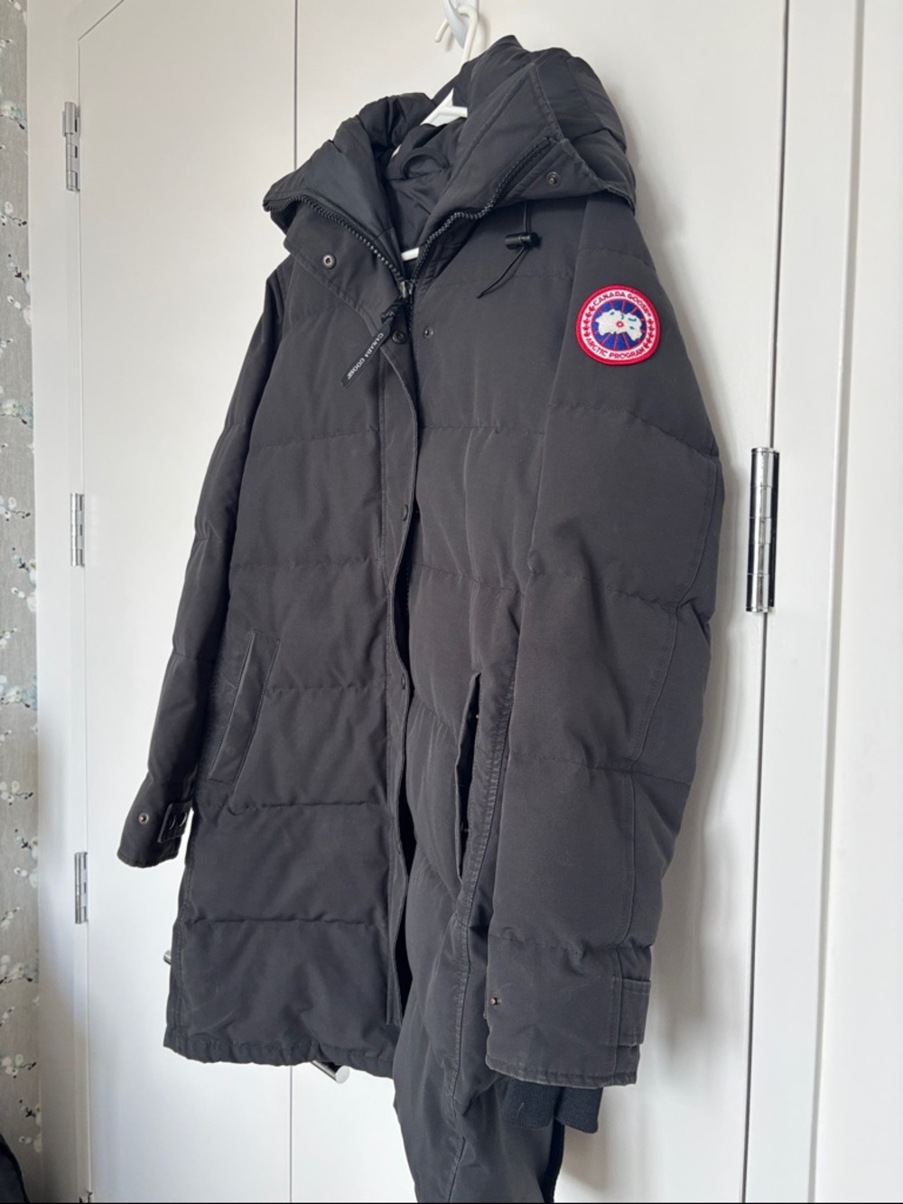 Canada Goose Black Shelburne Quilted Puffer Parka Coat with Hood - Picture 2 of 5